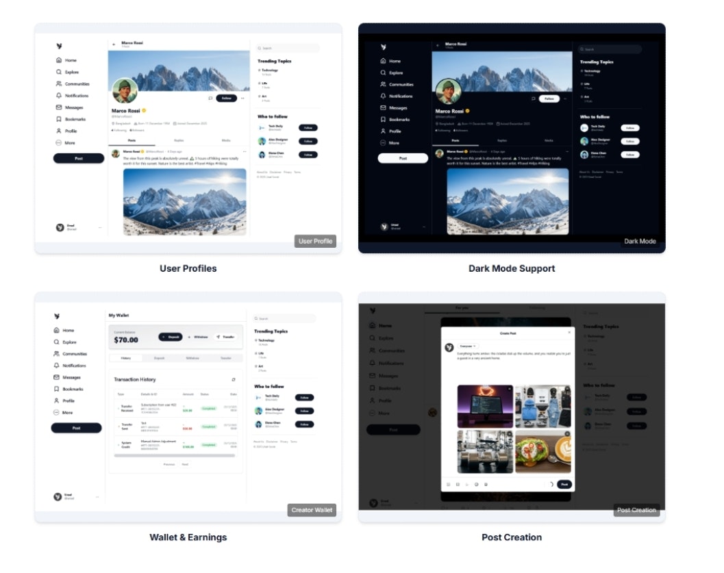 Uraal – The Next-Gen Social Network  gallery image