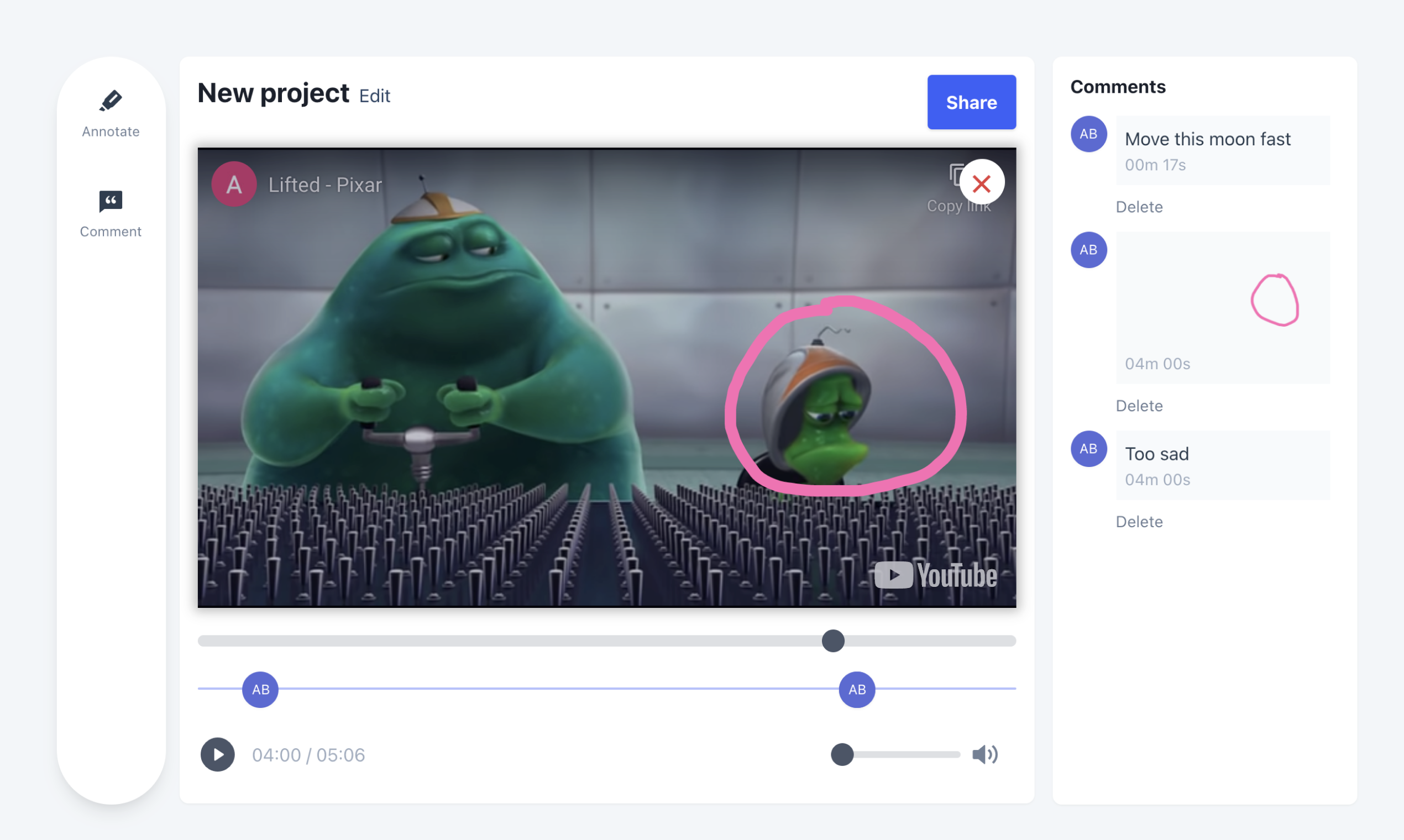 Streamline video proofing gallery image