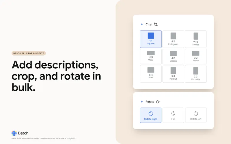 Bulk Edit/Delete/Download Google Photos screenshot 5