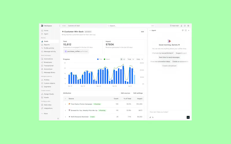 Customer.io Summer Release screenshot 3