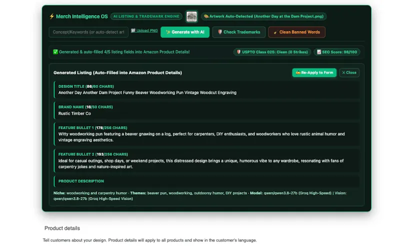 MerchOS - Merch Intelligence OS screenshot 5