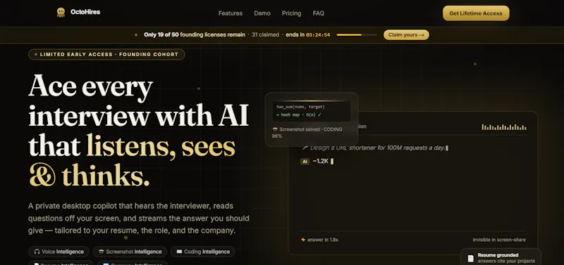 OctoHires screenshot 1