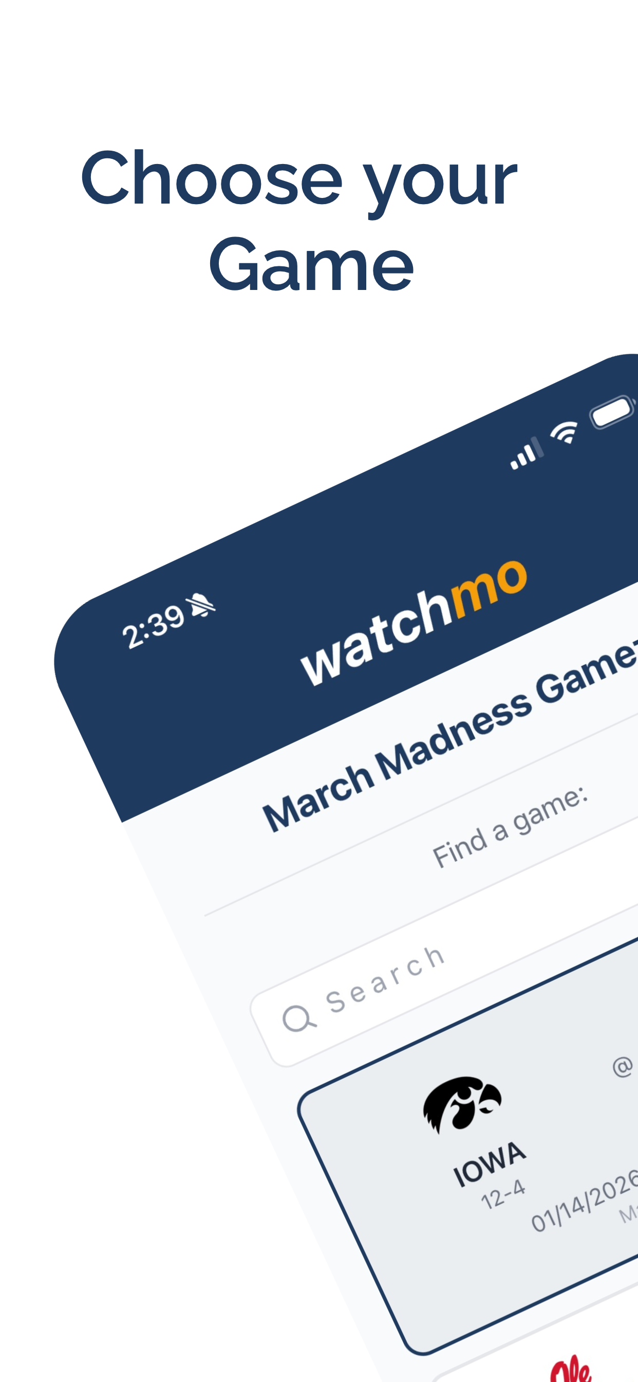 WatchMo Sports App gallery image
