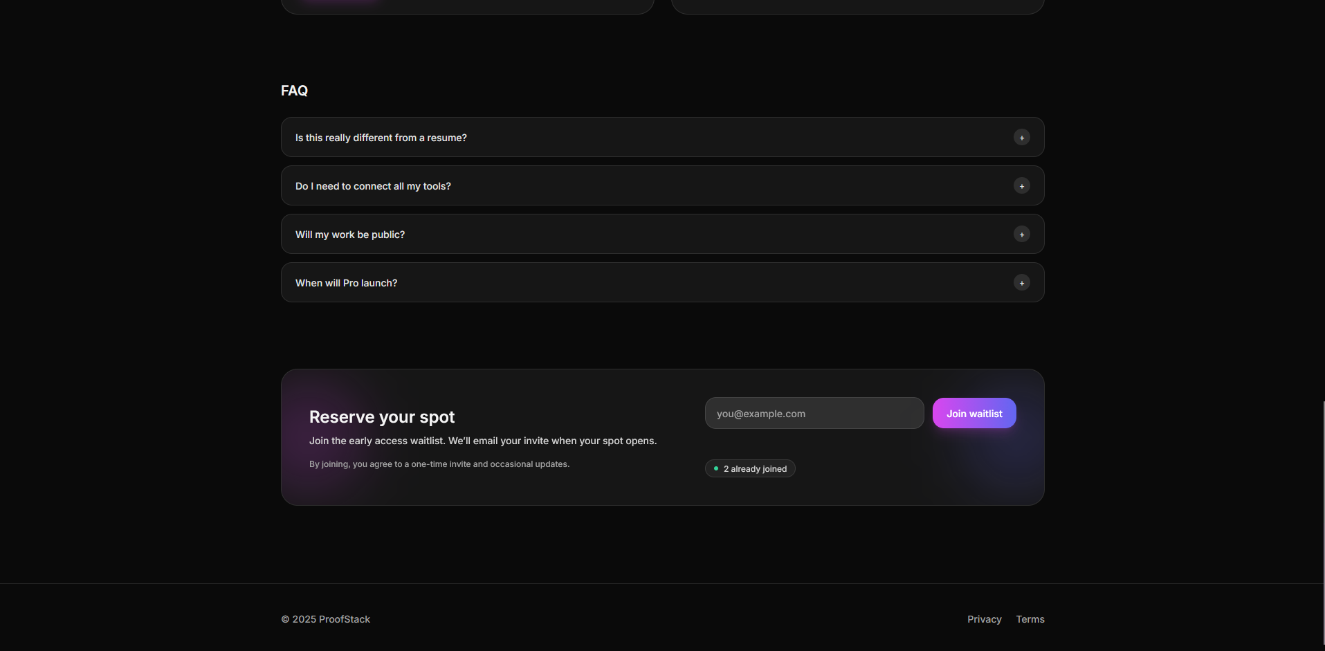 ProofStack - Screenshot 3 showing product features and functionality