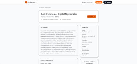 Digital Nomad Visas & Eligibility Wizard gallery image