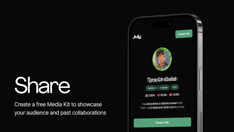 July - Automate your entire creator business | Product Hunt