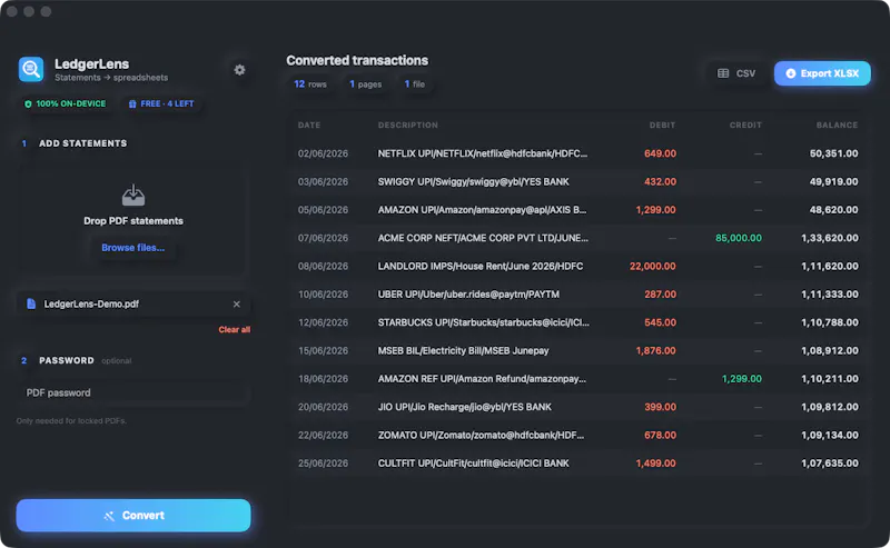 LedgerLens screenshot 3