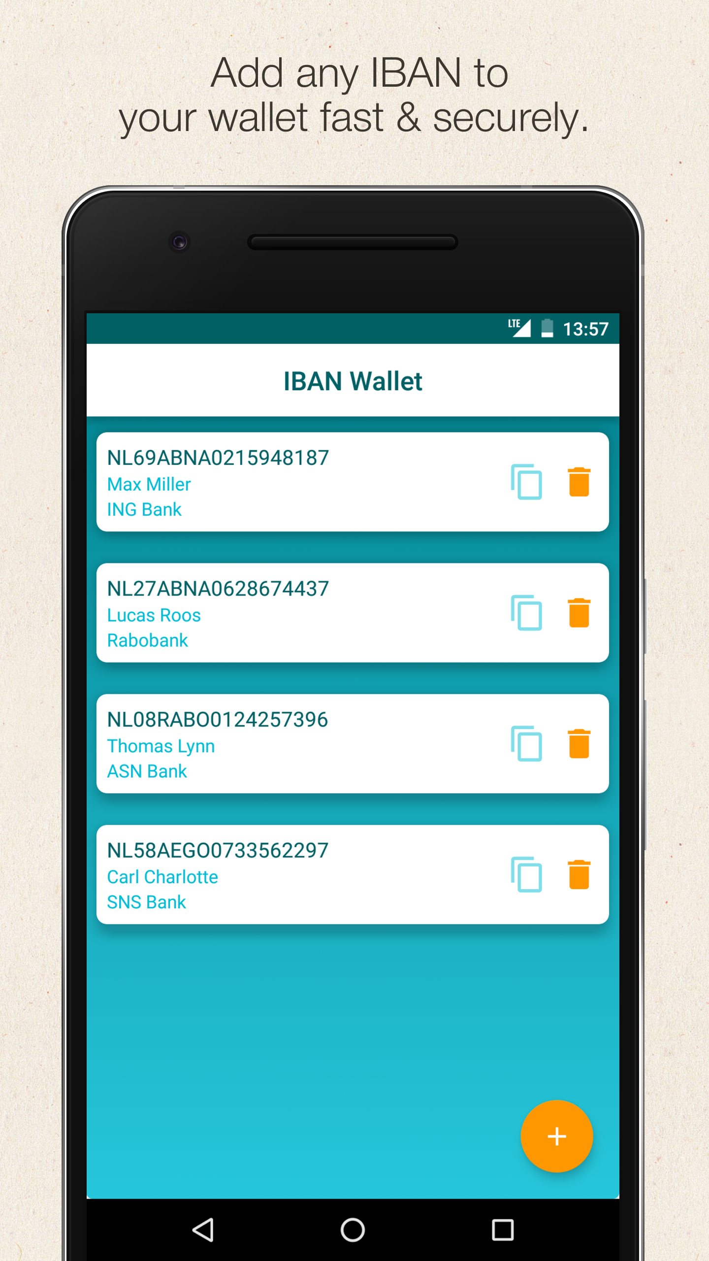 IBAN Wallet: Save IBANs Easily gallery image