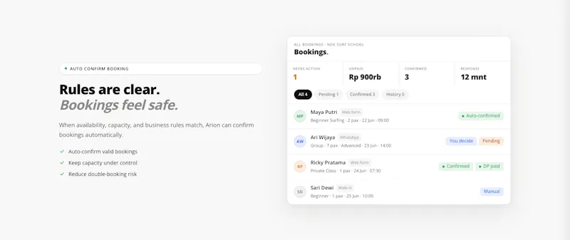 Arion Booking screenshot 3