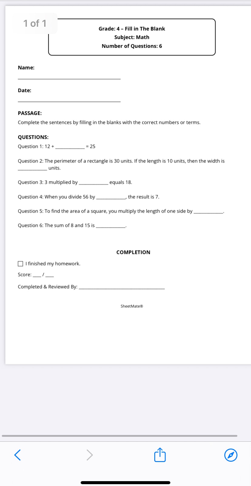 SheetMate gallery image