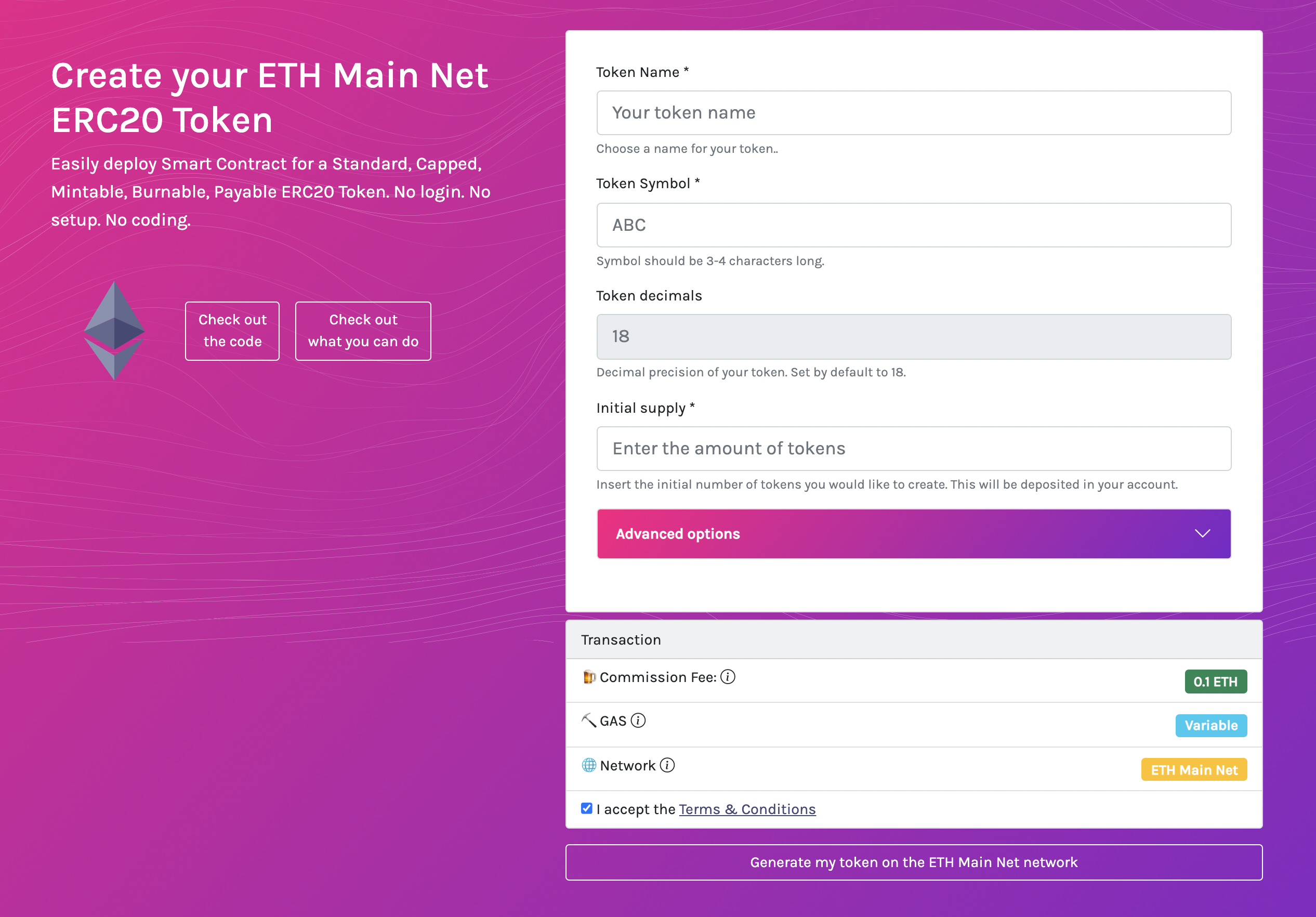 CryptoGenerator.io gallery image
