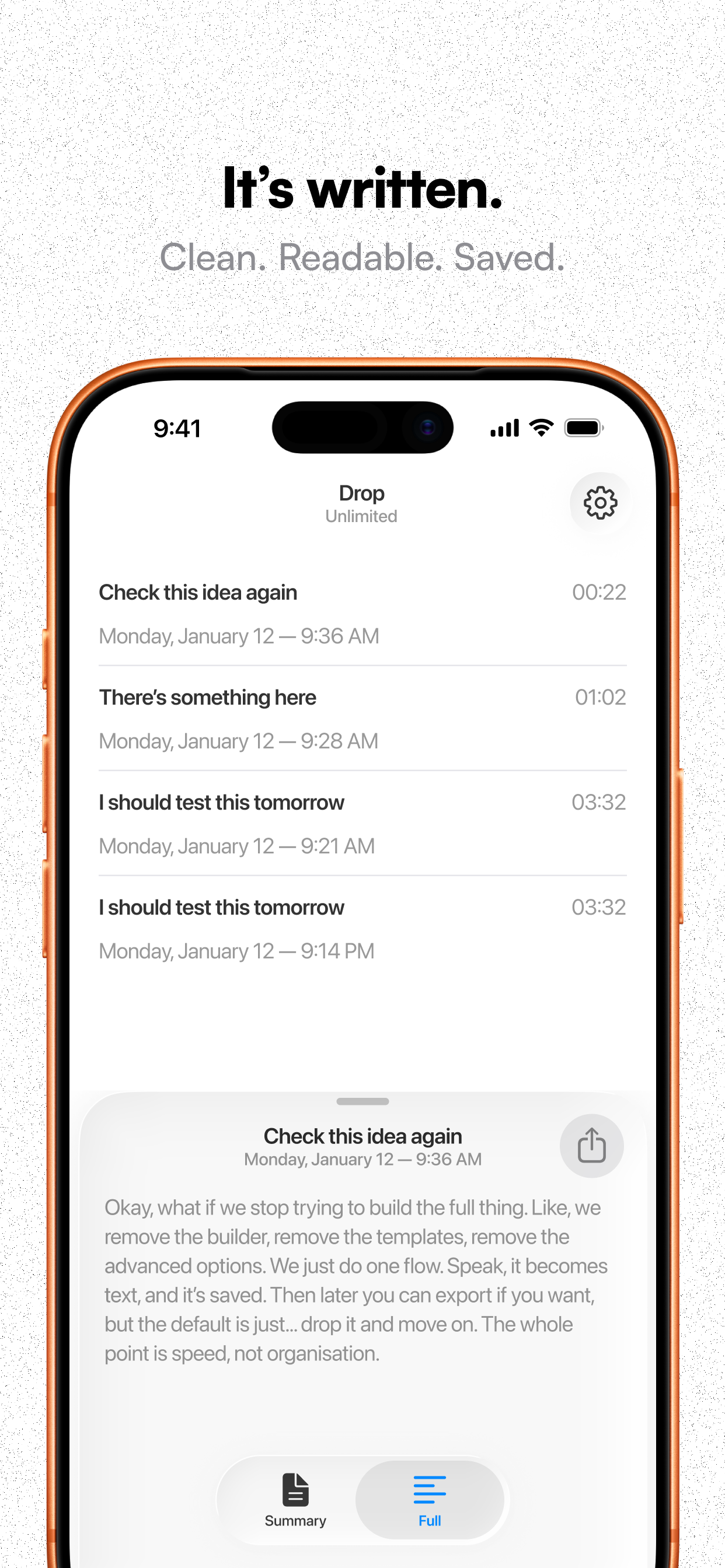 Stop holding thoughts in your head. gallery image