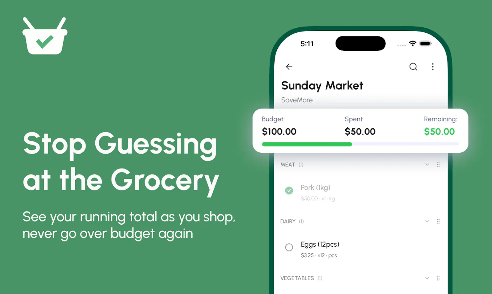 GroceryBudget: Shopping List screenshot 2
