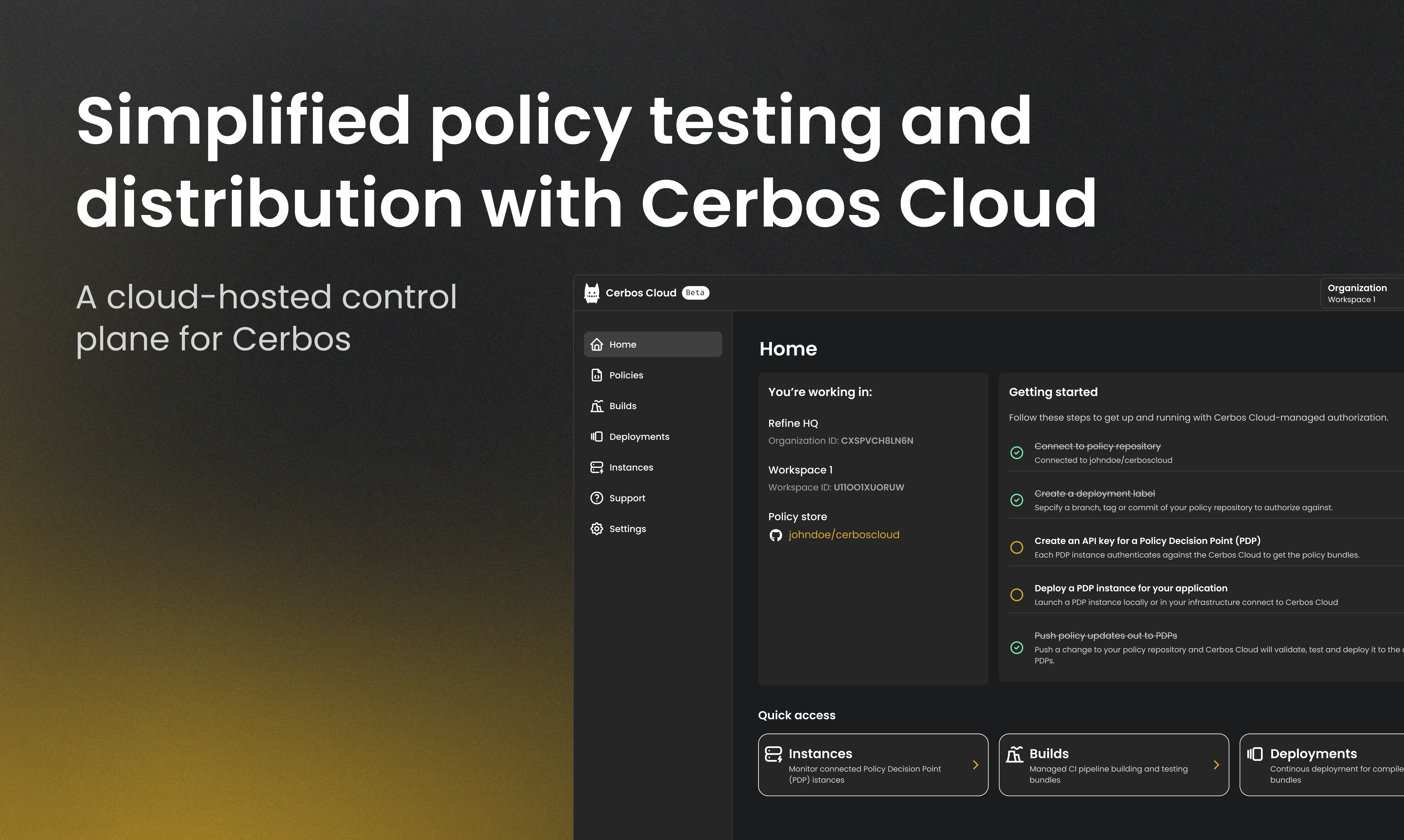 startuptile Cerbos Hub-Cloud-hosted control plane for Cerbos