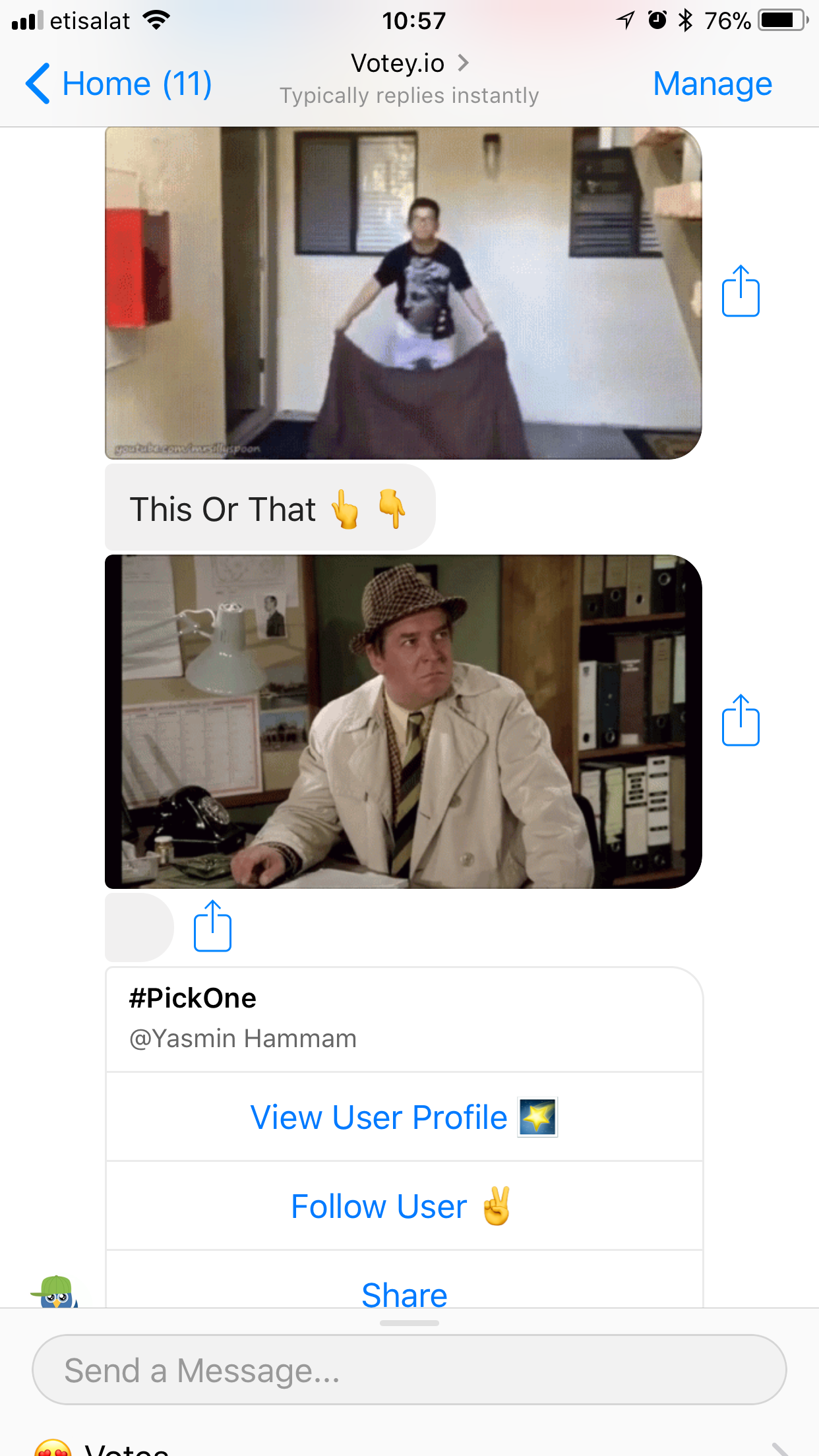 Votey.io - Bot for making decisions with friends :) gallery image