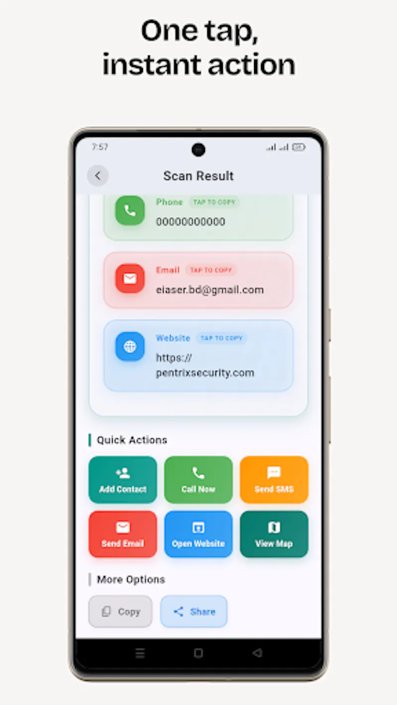 ScanQ - QR & Barcode Scanner screenshot 2