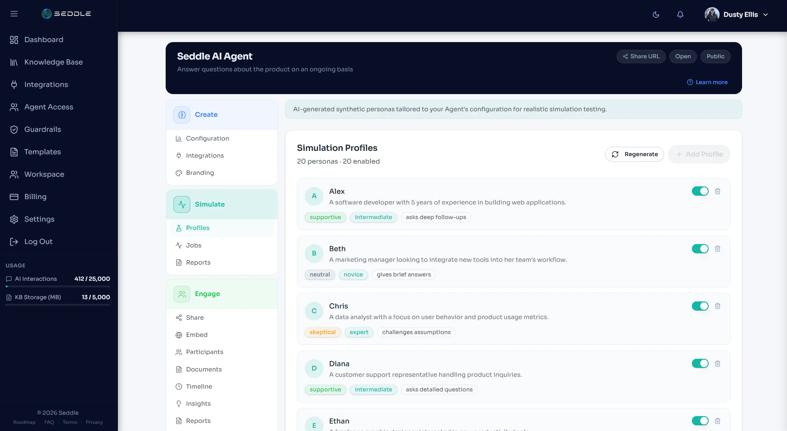 Seddle: Agents for Audience Engagement gallery image