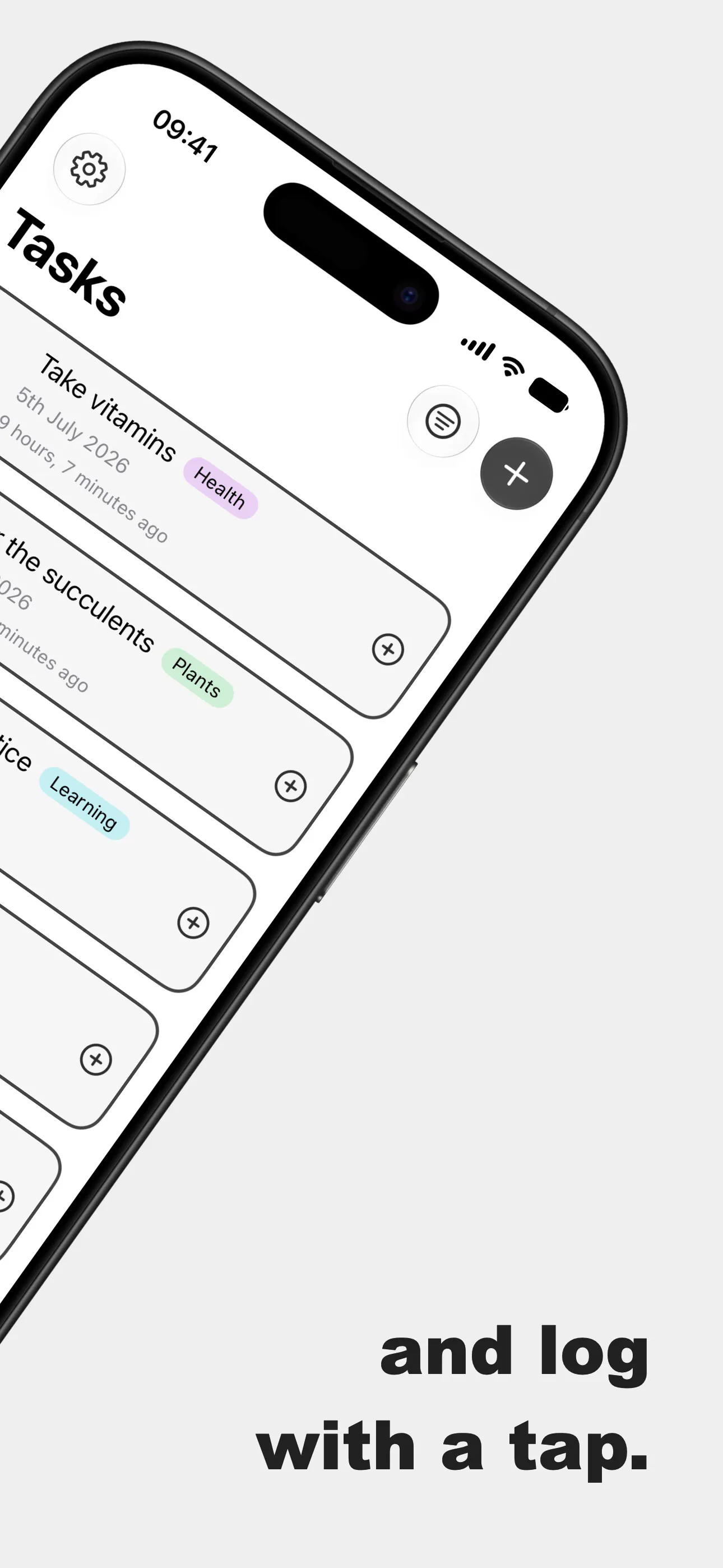 Kept: Task & Habit Tracker screenshot