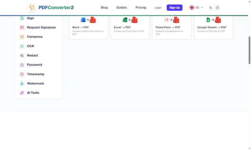PDFConverter2 screenshot 2