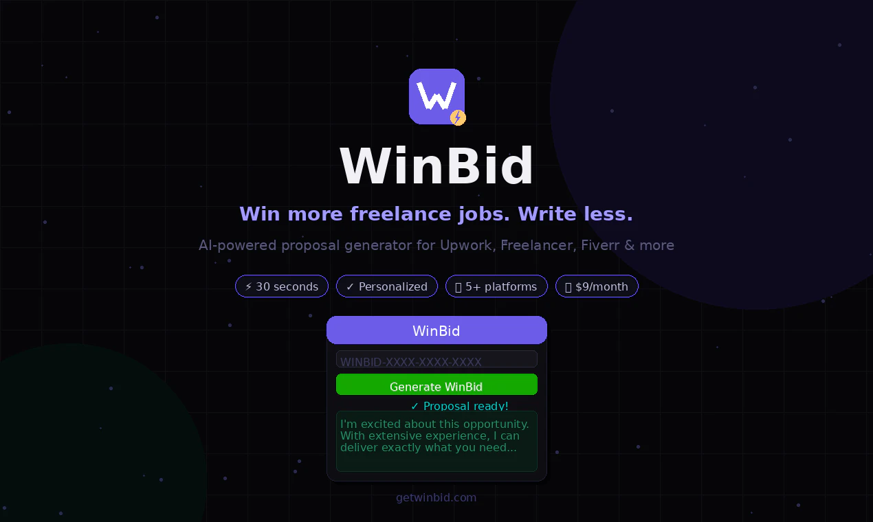 WinBid logo