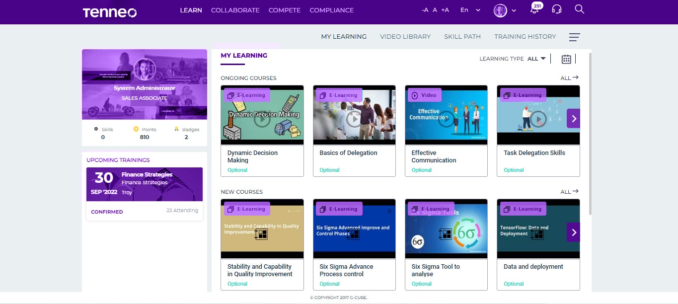 Tenneo LMS
