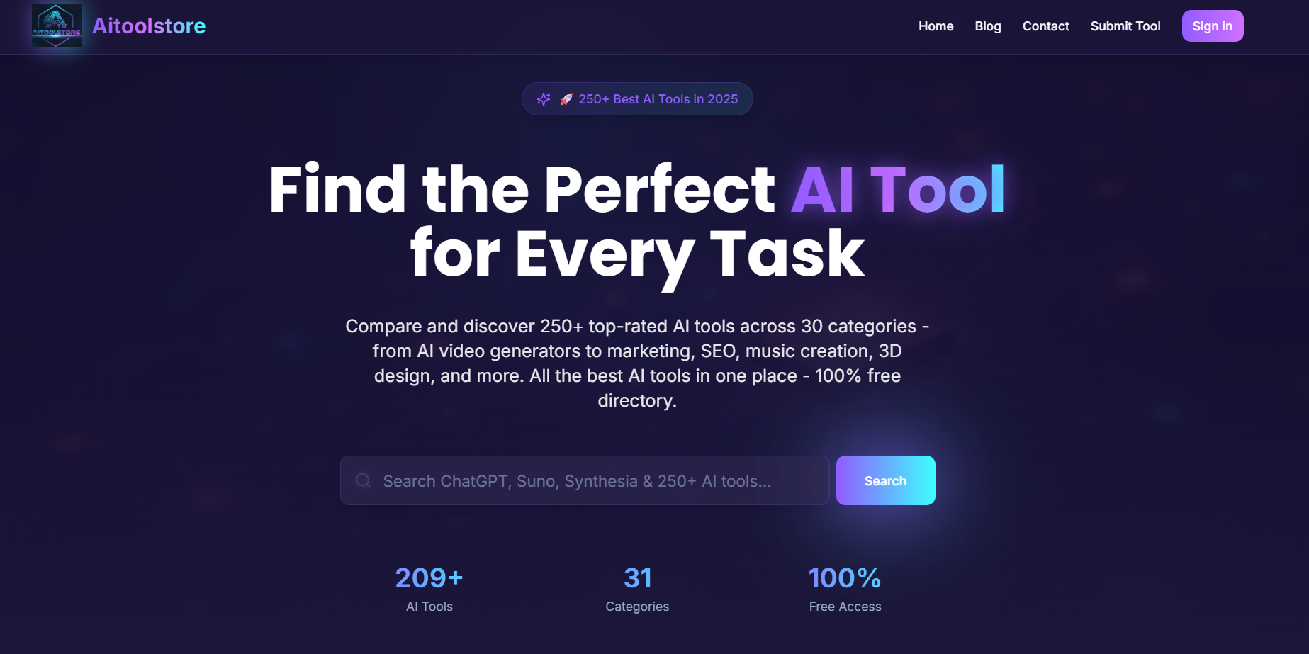 AiToolStore-  AI Tool Inventory  - Main screenshot showing features and interface