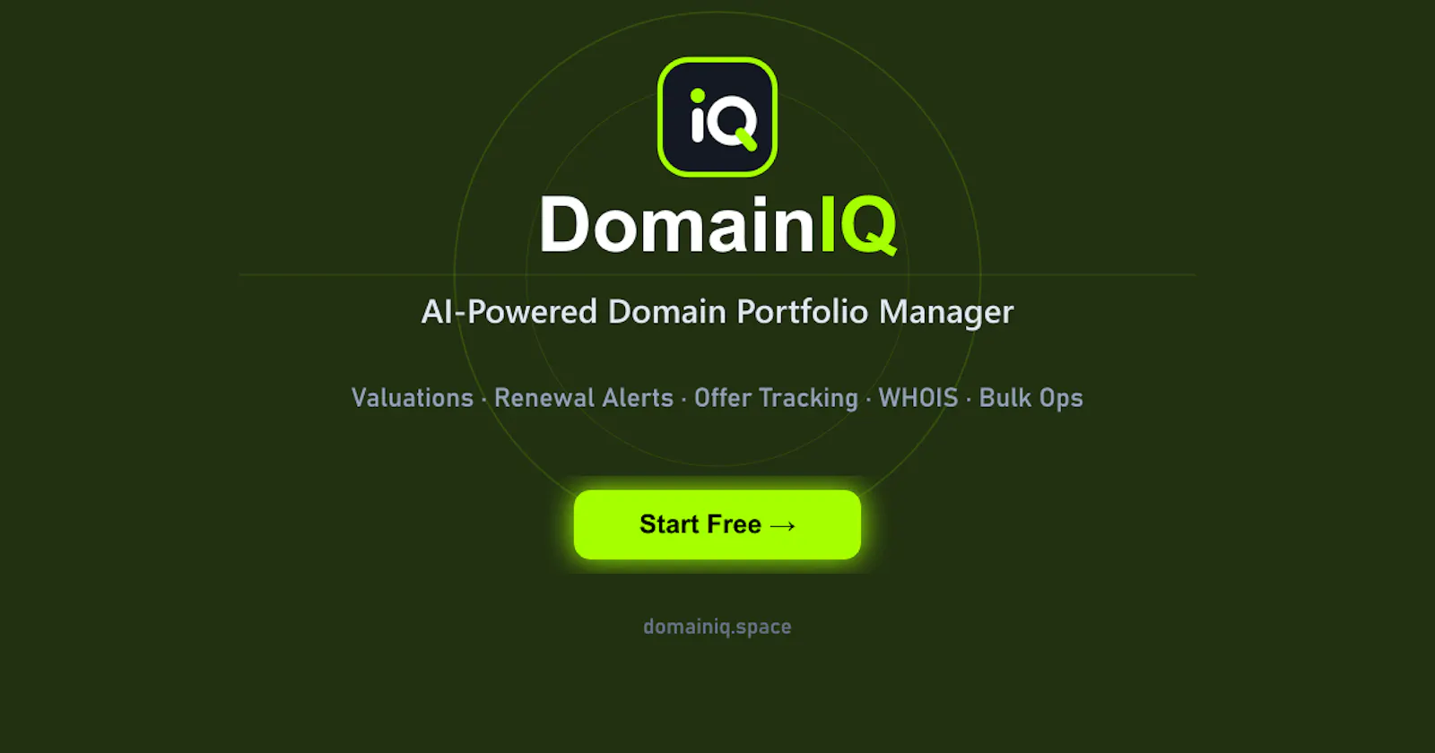 DomainIQ screenshot 1