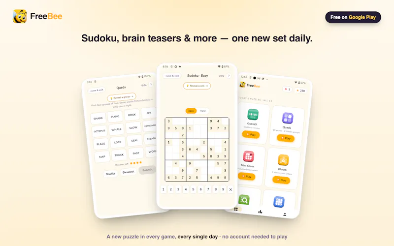 FreeBee screenshot 3