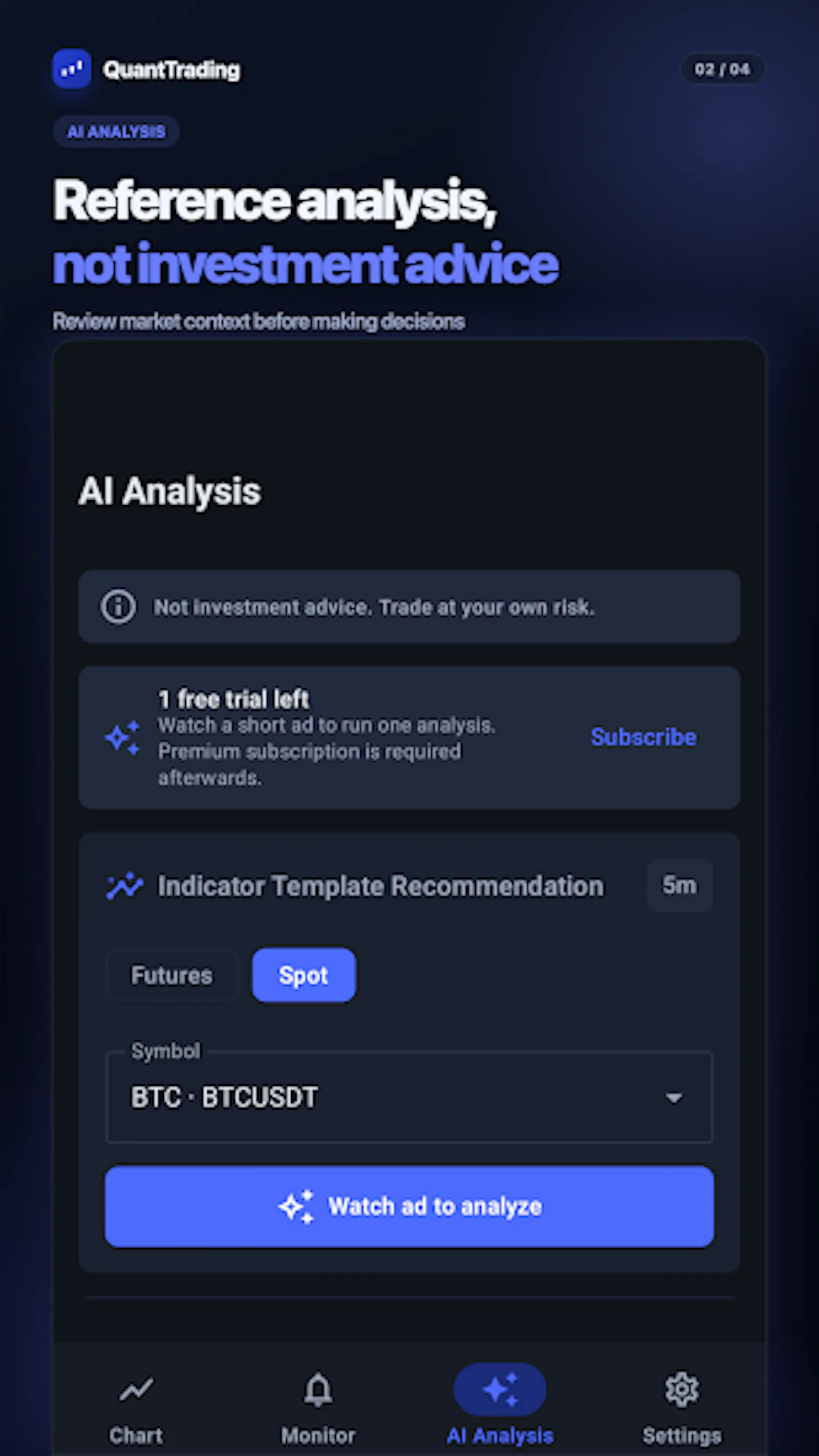 Quanttrading screenshot 4