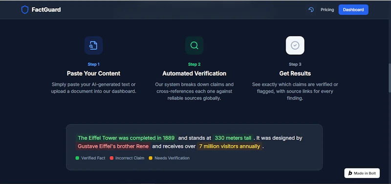 FactGuard screenshot 2