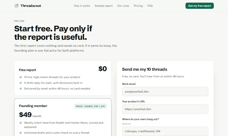 Threadscout screenshot 4