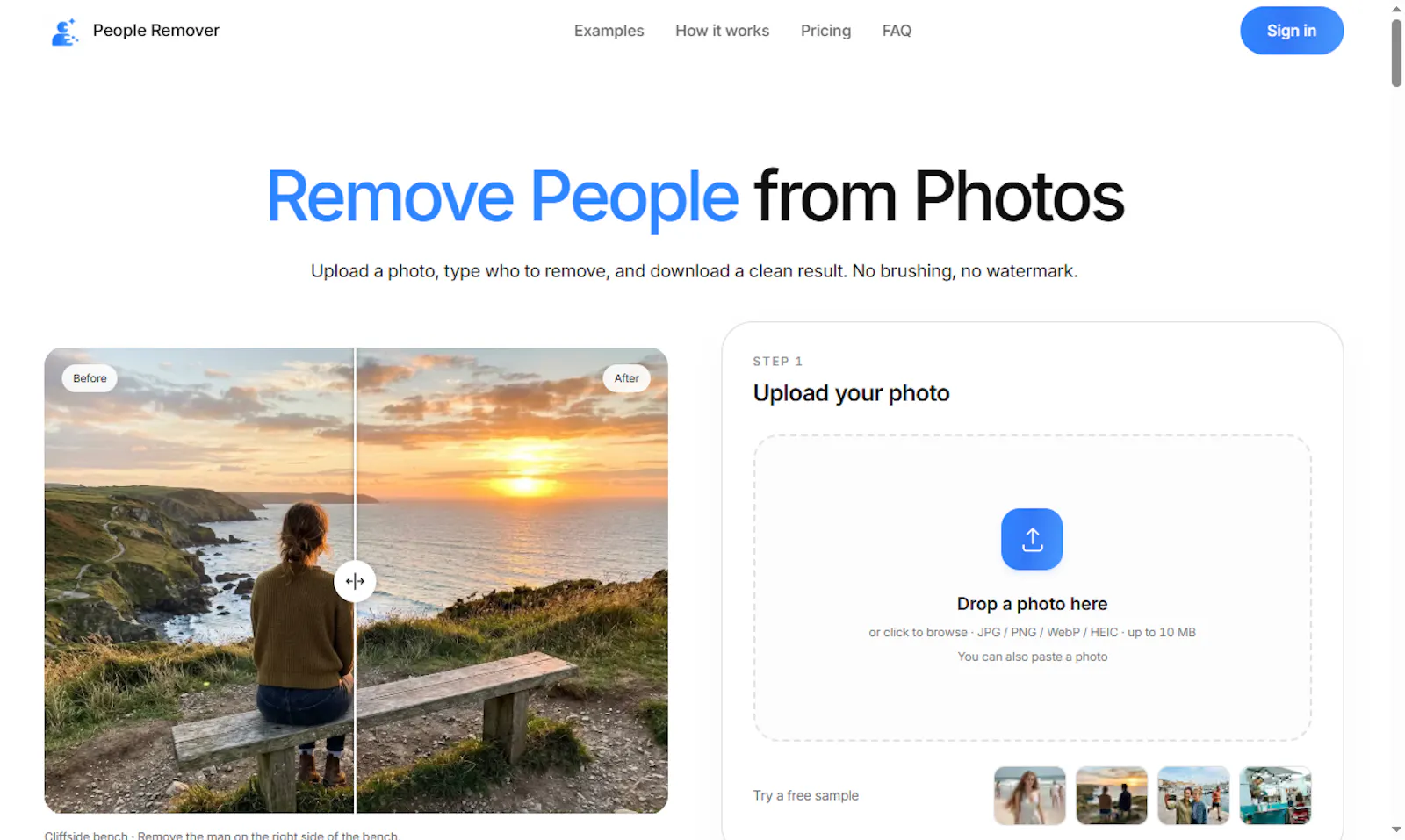 People Remover screenshot 2