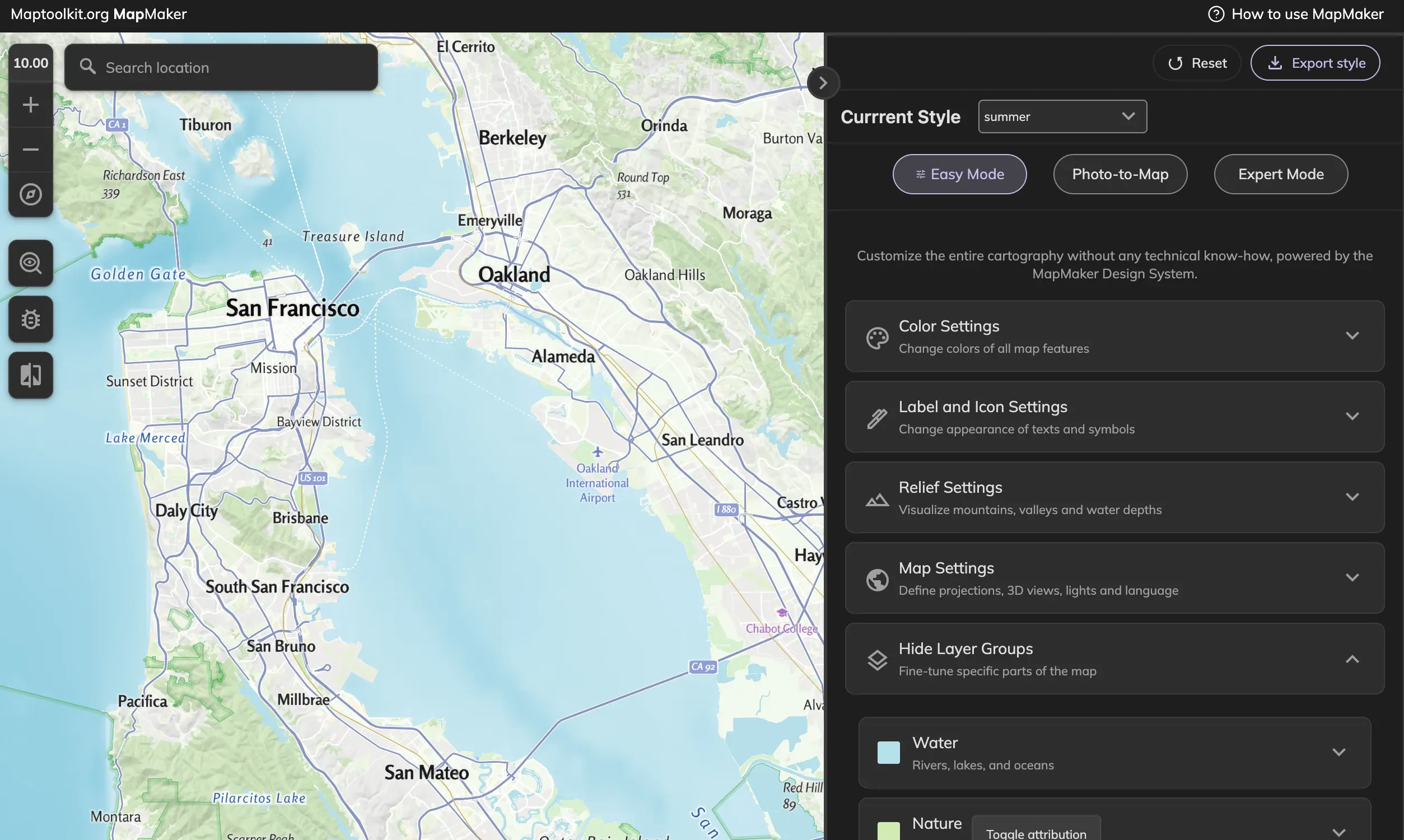Maptoolkit.org - free vector map server screenshot 6