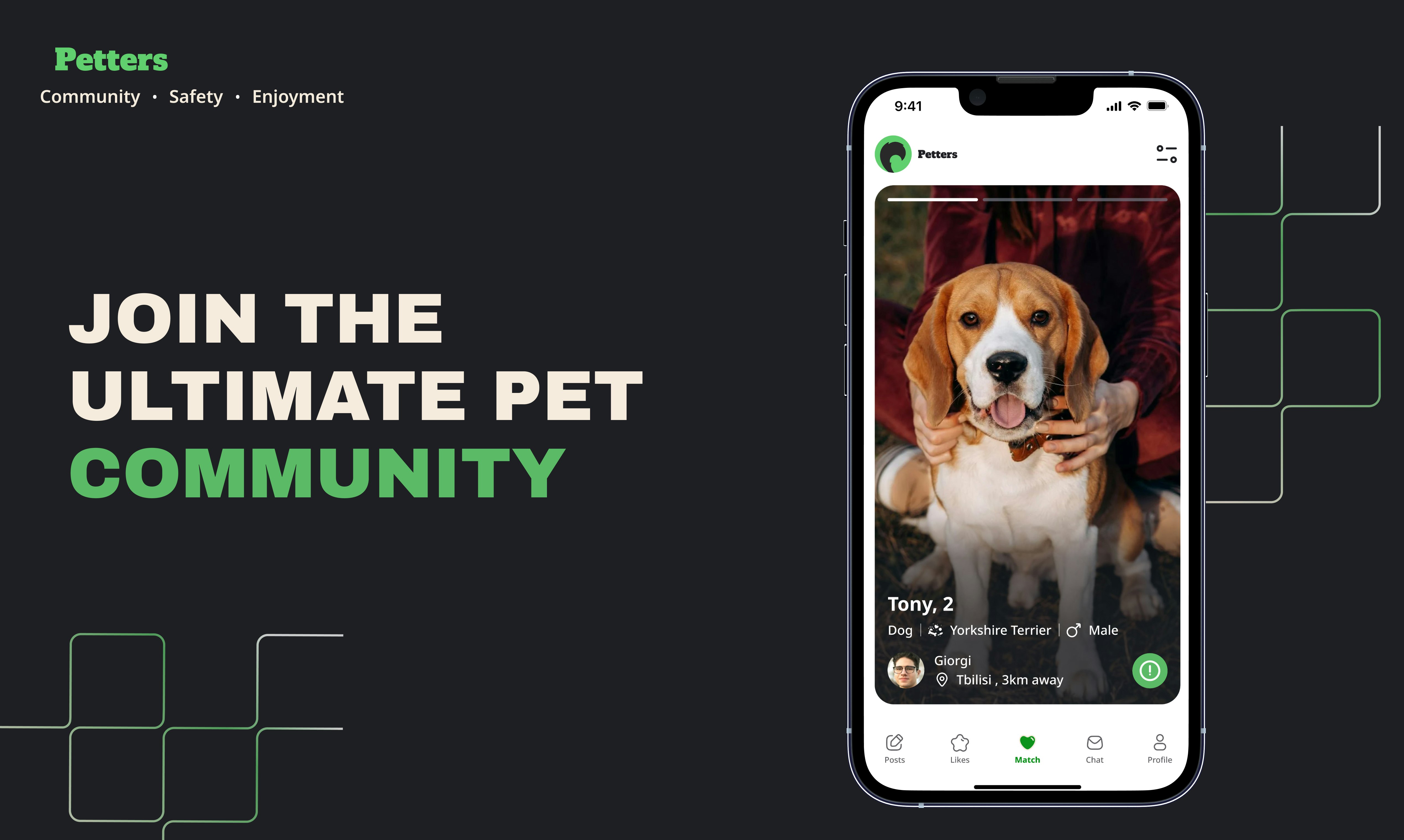 startuptile Petters-Match date & make pet friends