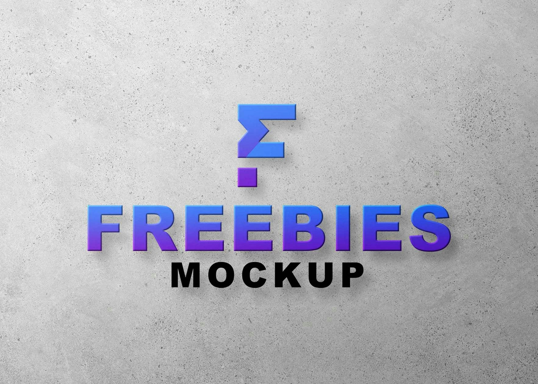 Free 3D Logo Mockup Collection gallery image
