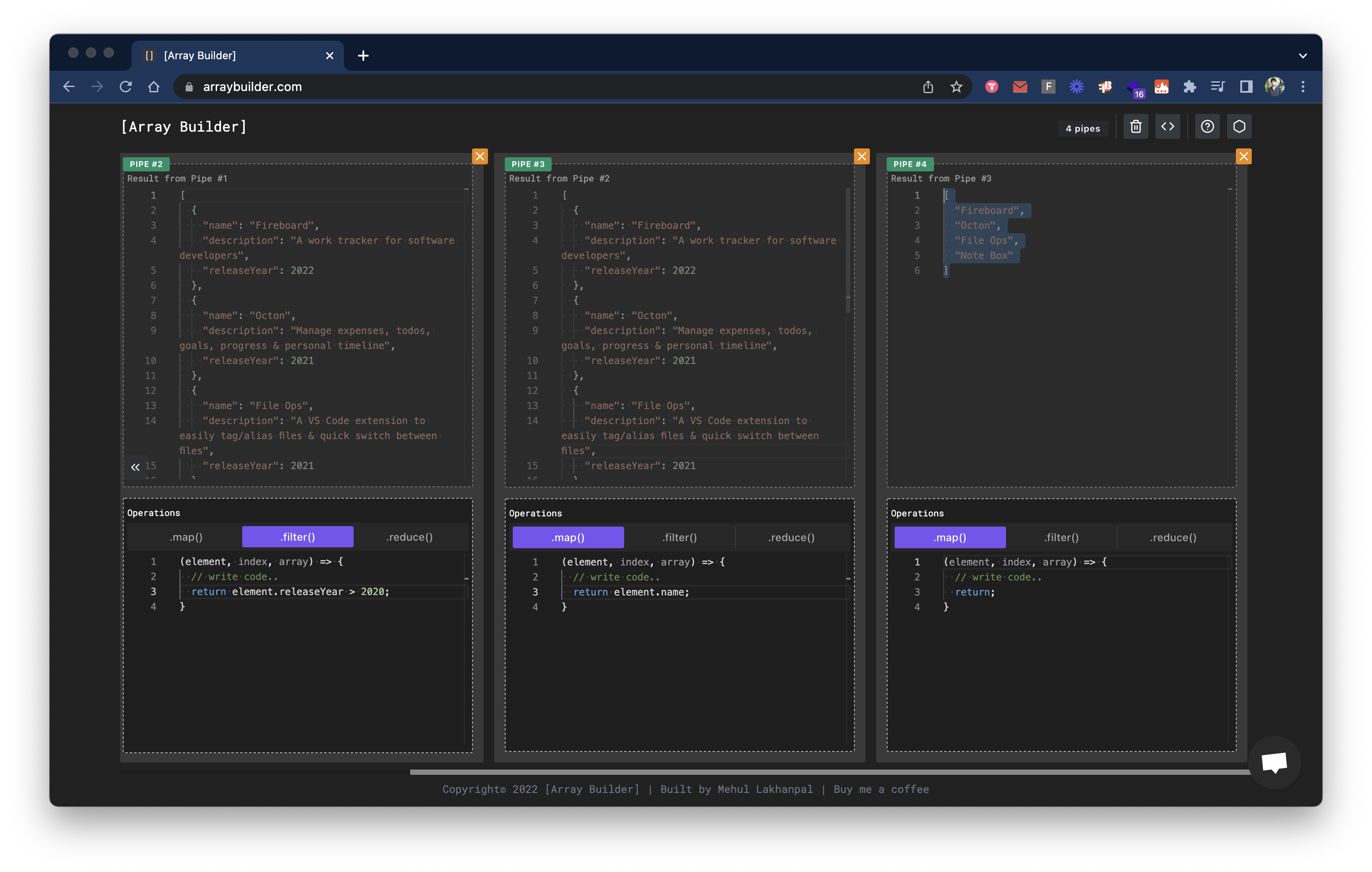 Array Builder gallery image