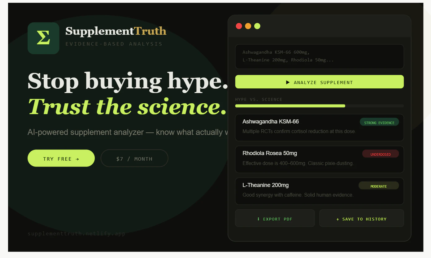 Supplement Truth  logo