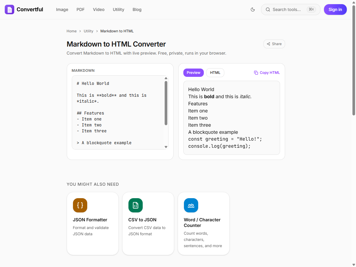 Convertful gallery image