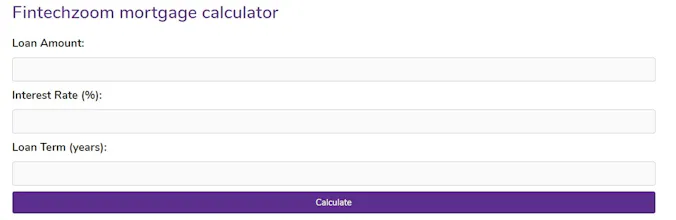 Fintechzoom Mortgage Calculator gallery image