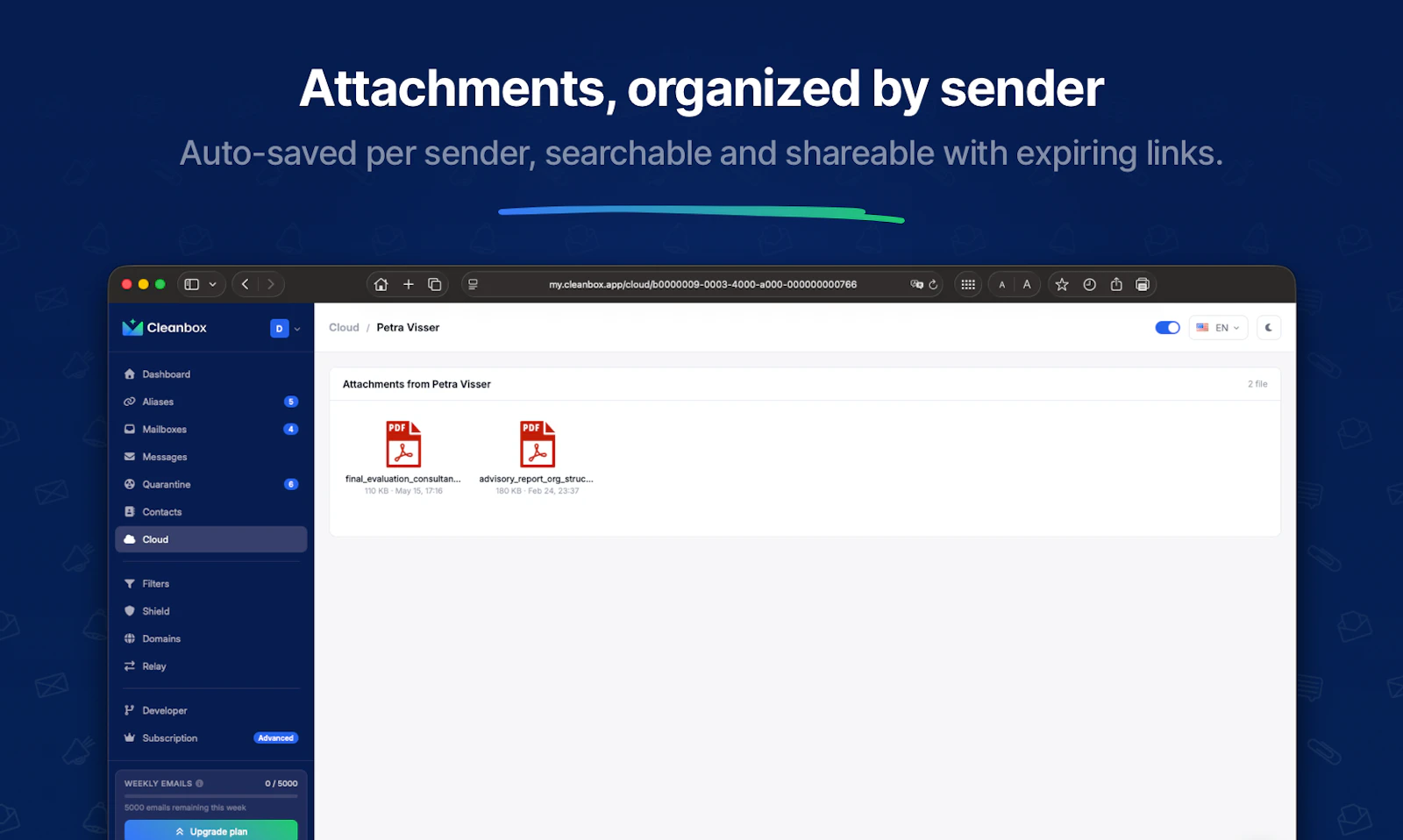 Cleanbox screenshot 6