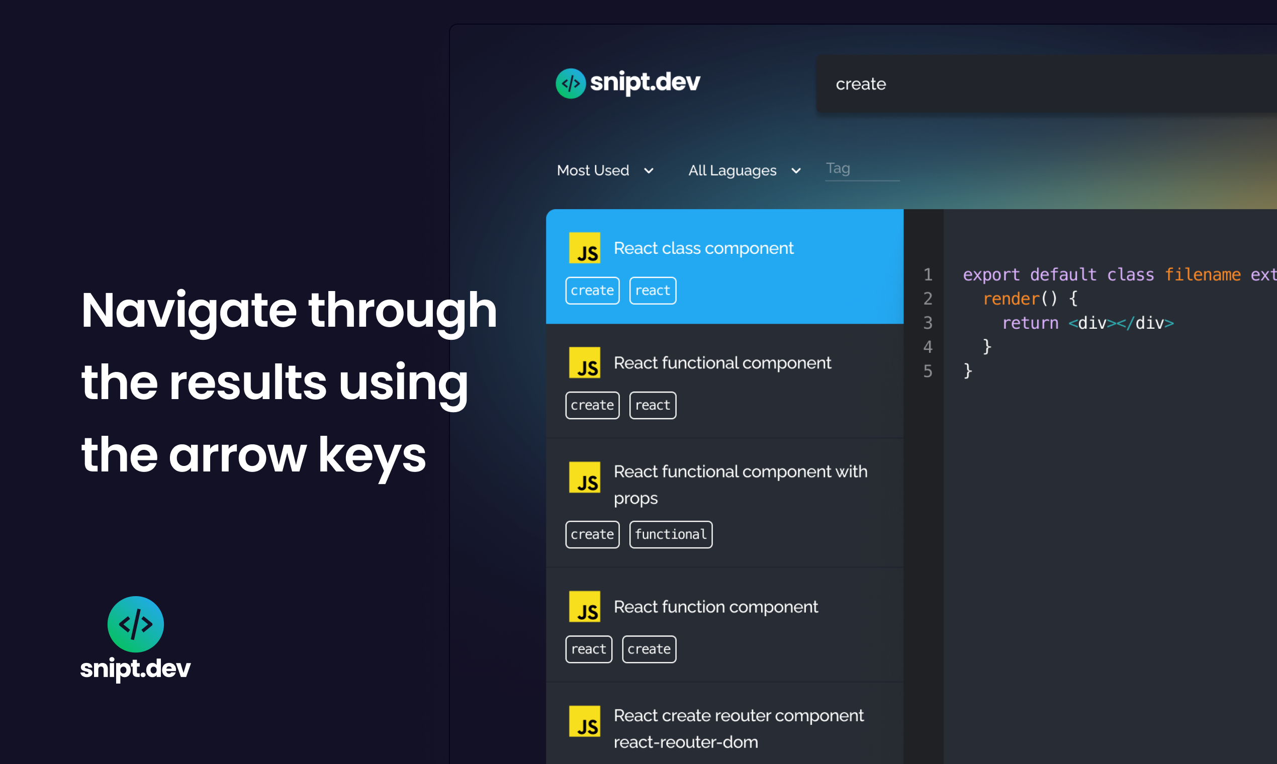 snipt.dev gallery image
