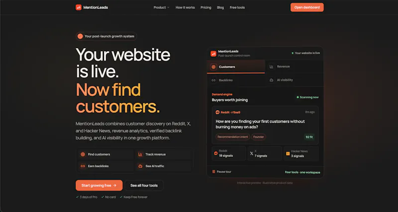 MentionLeads screenshot 2