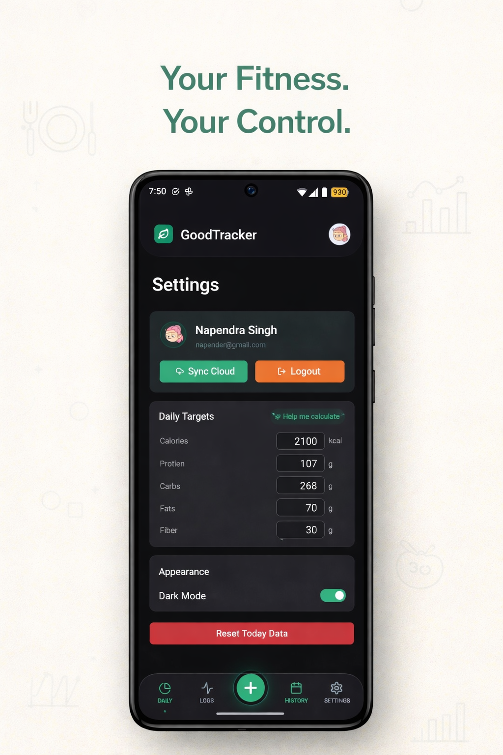 GoodTracker gallery image
