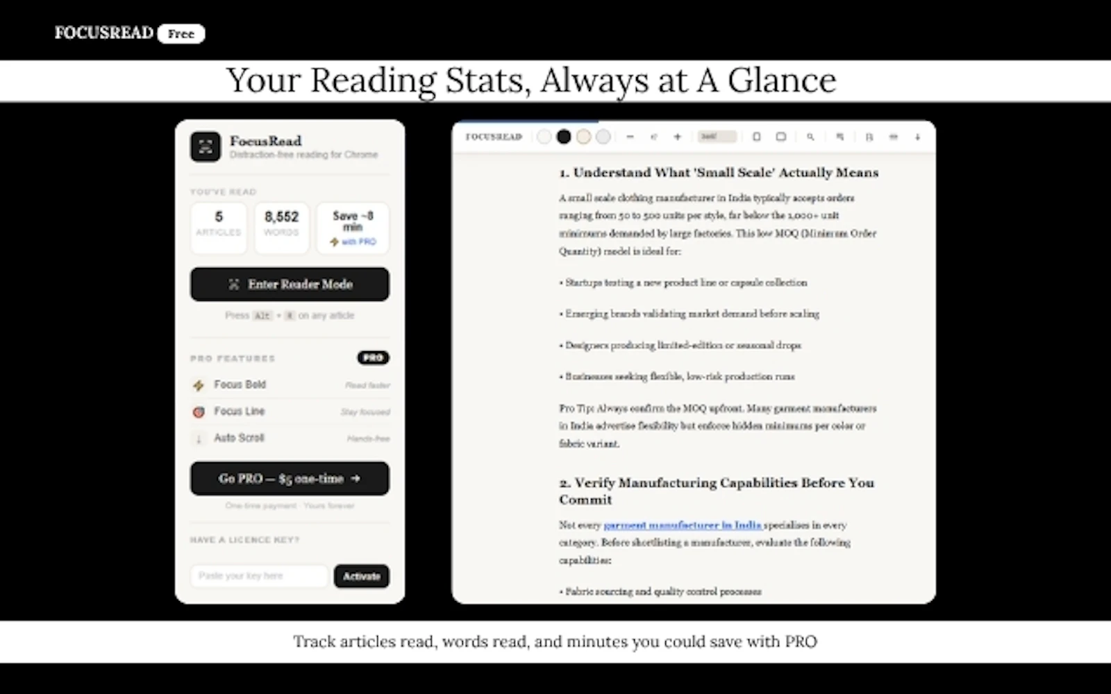 FocusRead Reader Mode screenshot 3