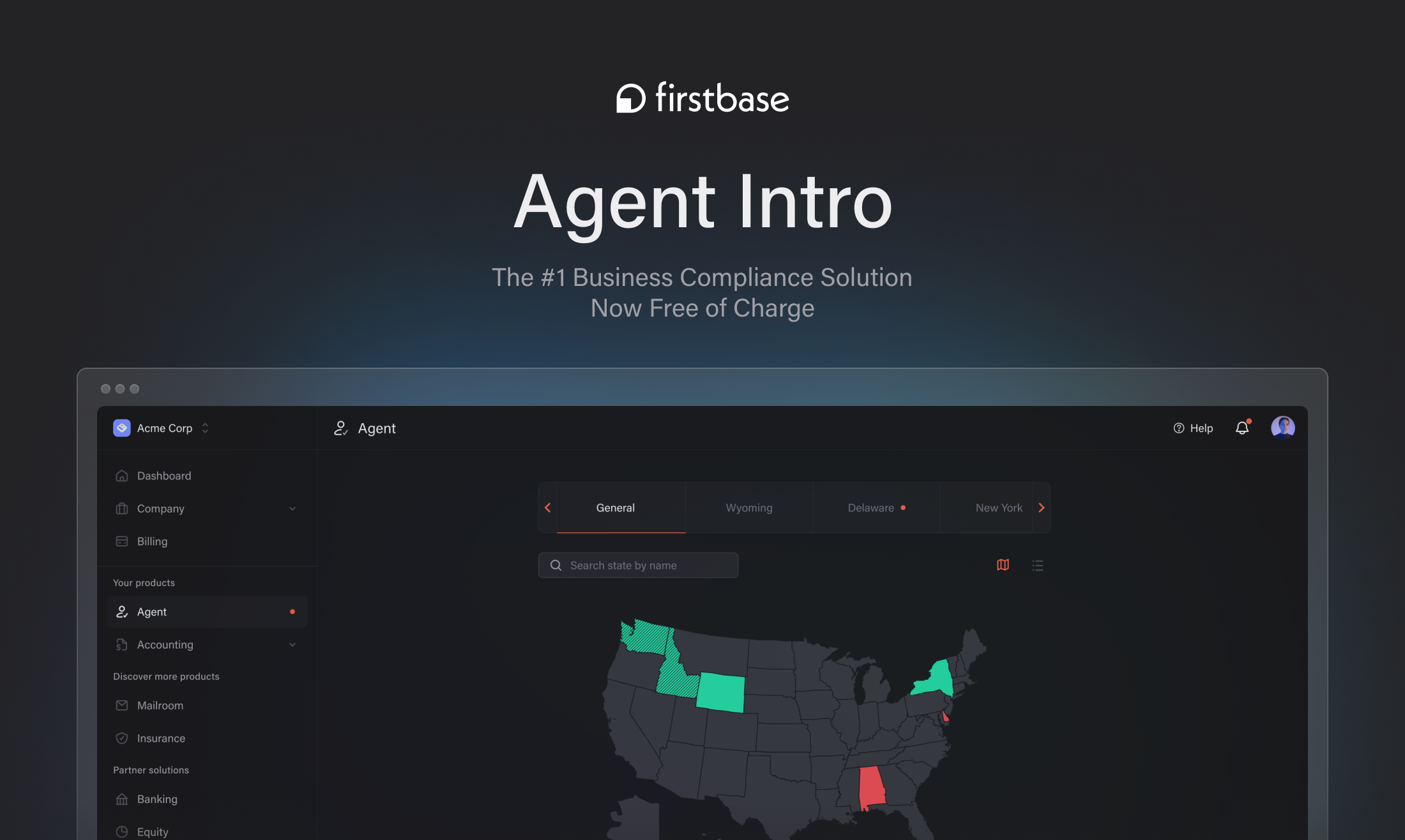 firstbase-agent-intro - The #1 Business Compliance Solution — Now Free of Charge