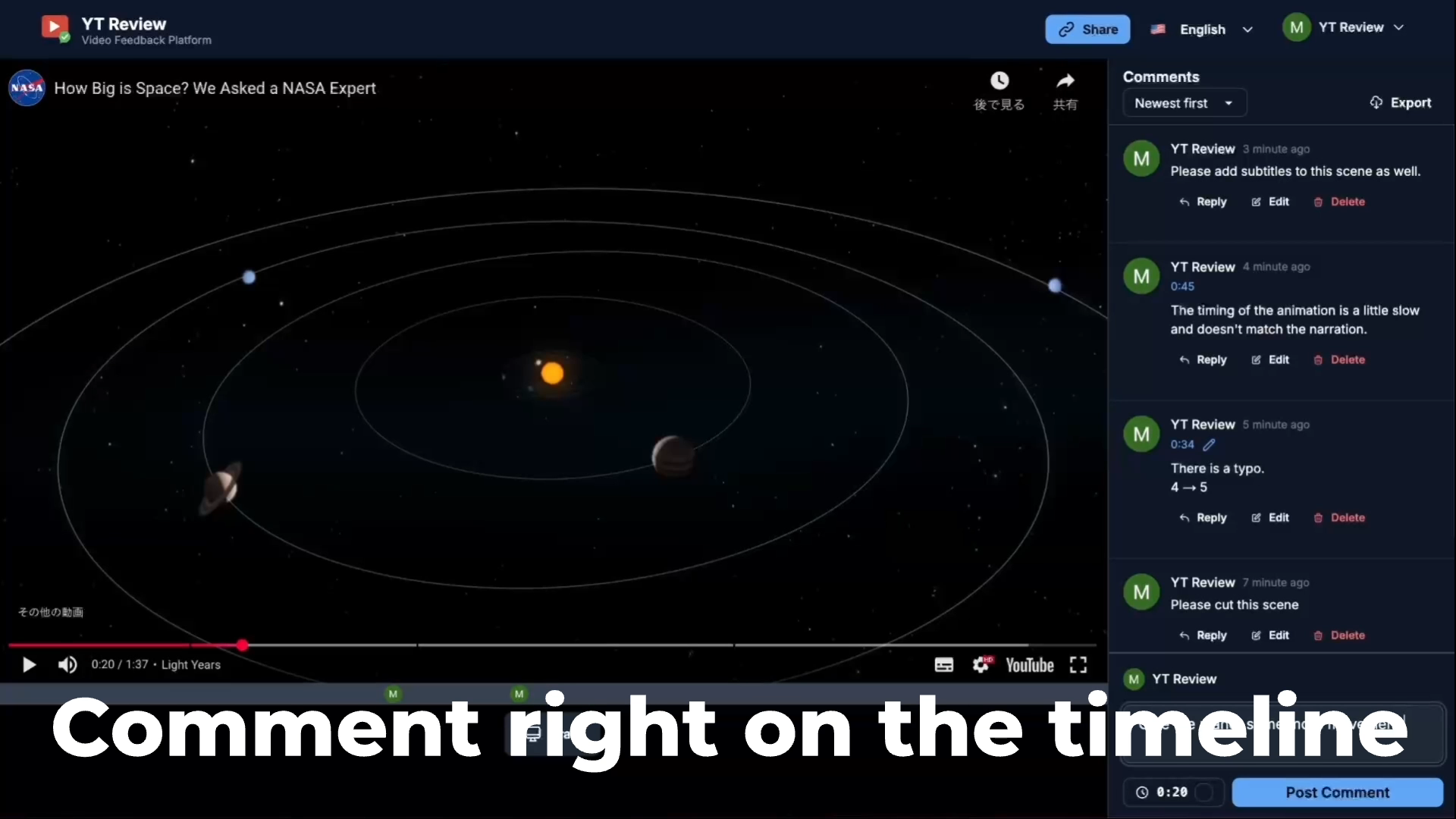 YT Review - Screenshot 3 showing product features and functionality