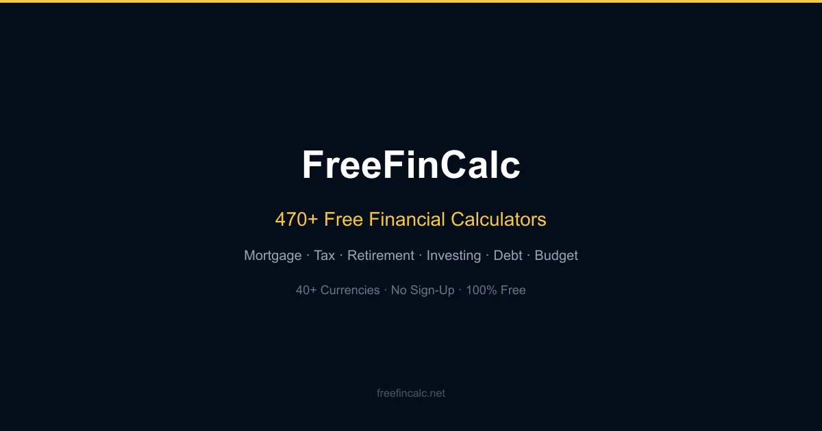 Free Financial Calculators  gallery image