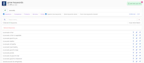 Grow Keywords gallery image
