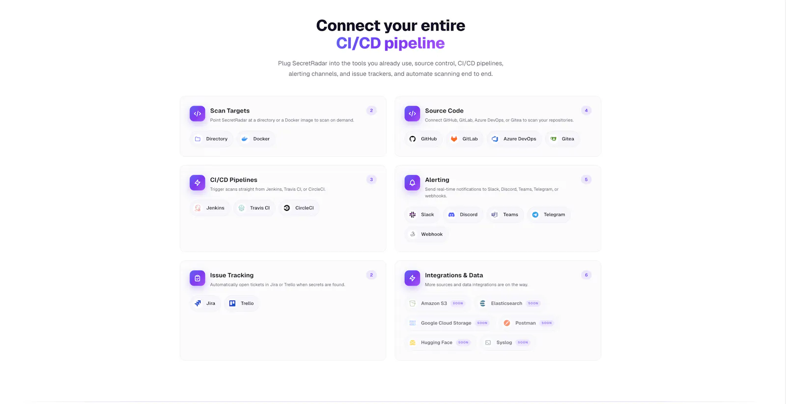 SecretRadar screenshot 2