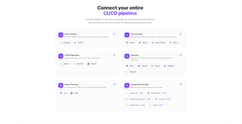 SecretRadar screenshot 2